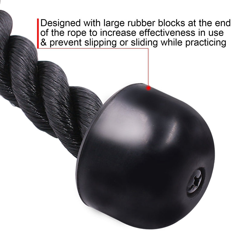Jippit's Single head  Fitness Pull Rope Biceps Cord Cable